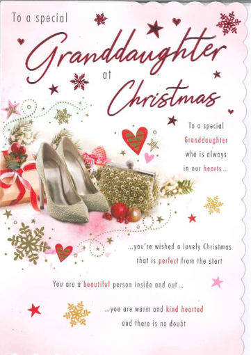 Picture of SPECIAL GRANDDAUGHTER CHRISTMAS CARD